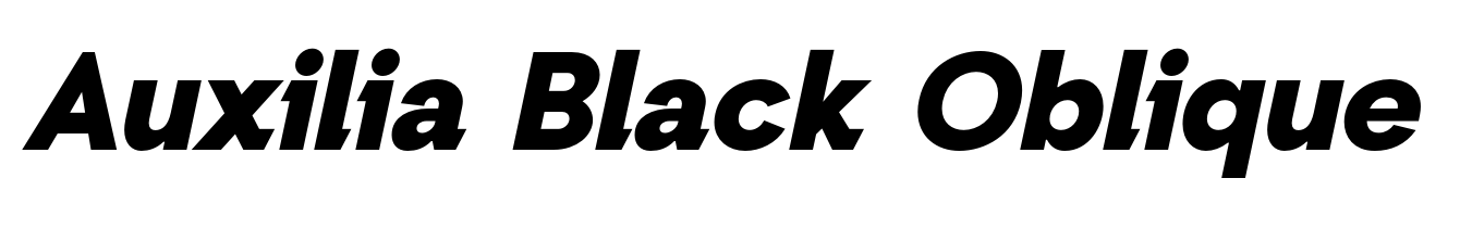 Auxilia Black Oblique